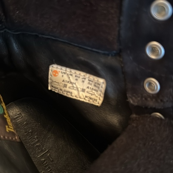 Timberland Black leather Boots 9 - Picture 9 of 16